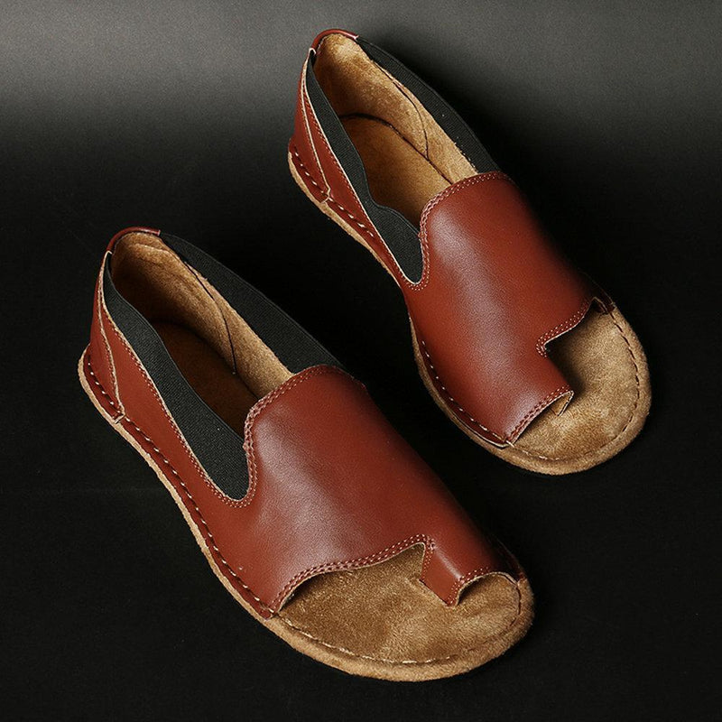 Big Size Women Casual Comfy Clip Toe Slip On Flat Sandals